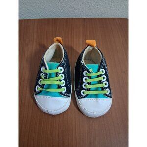 Baby Gear Sneakers Infant Boys Shoes Size 0-3 Months Blue Casual